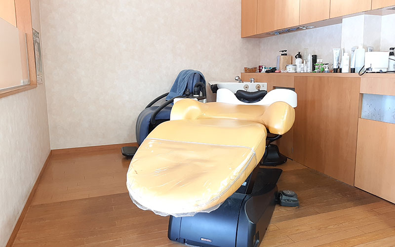 シャンプーブース